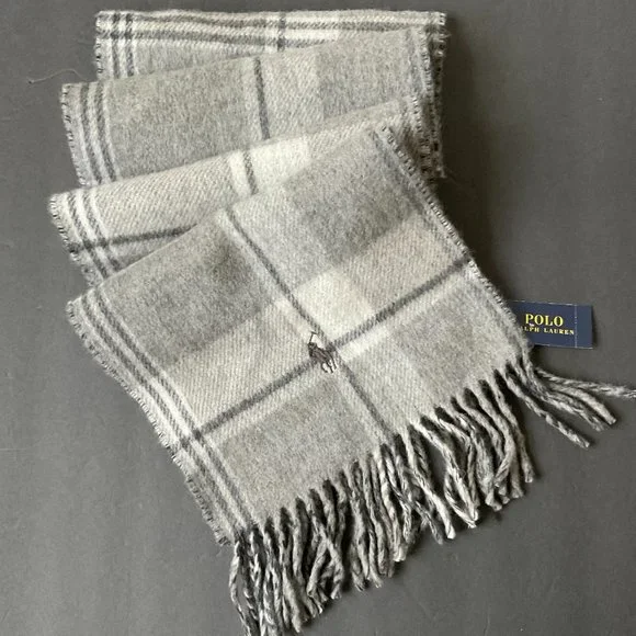 VINTAGE POLO Ralph Lauren Men's Long ScaPlaidrf NWT - Picture 7 of 7